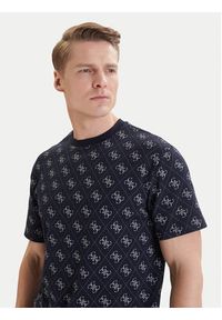 Guess T-Shirt M6GP34 K3200 Granatowy Relaxed Fit. Kolor: niebieski. Materiał: bawełna #5