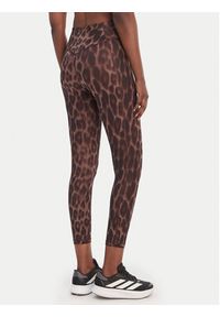 Adidas - adidas Legginsy Optime Essentials Workout KA6346 Brązowy Slim Fit. Kolor: brązowy. Materiał: syntetyk #4