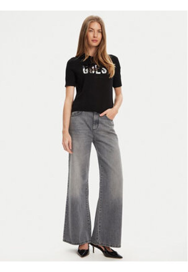 Guess Sweter W5YR25 Z2NQ2 Czarny. Kolor: czarny