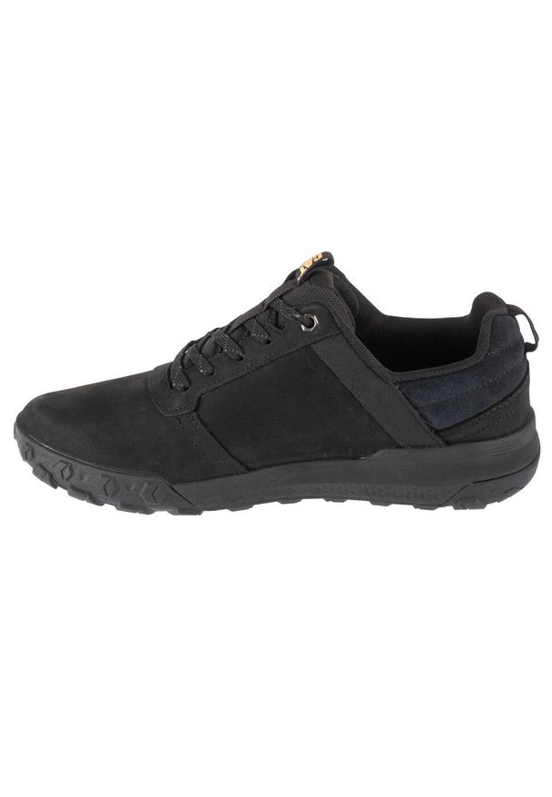 CATerpillar - Buty sportowe Sneakersy męskie, Hex Ready Lo. Kolor: czarny. Materiał: skóra, syntetyk, tkanina, materiał. Sport: turystyka piesza