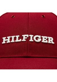 TOMMY HILFIGER - Tommy Hilfiger Czapka z daszkiem AM0AM11250 Czerwony. Kolor: czerwony. Materiał: poliester, materiał #2
