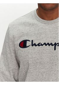 Champion Bluza 220727 Szary Slim Fit. Kolor: szary. Materiał: bawełna