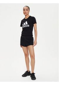 Adidas - adidas T-Shirt Essentials Logo GL0722 Czarny Regular Fit. Kolor: czarny. Materiał: bawełna #3