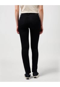 Wrangler - DAMSKIE SPODNIE WRANGLER SLIM RETRO BLACK 112352334. Styl: retro #2