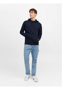 Jack & Jones - Jack&Jones Bluza Bradley 12249340 Granatowy Relaxed Fit. Kolor: niebieski. Materiał: bawełna