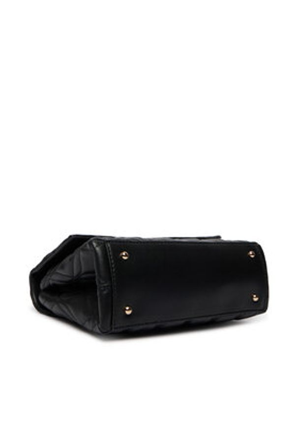 Guess Torebka Maxine HWQG97 33200 Czarny. Kolor: czarny. Materiał: skórzane