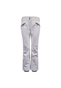 Damskie spodnie narciarskie softshell Killtec Thônes. Kolor: wielokolorowy, szary, biały. Materiał: softshell. Sezon: zima. Sport: narciarstwo #1