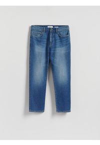 Reserved - Jeansy relaxed straight - niebieski. Kolor: niebieski