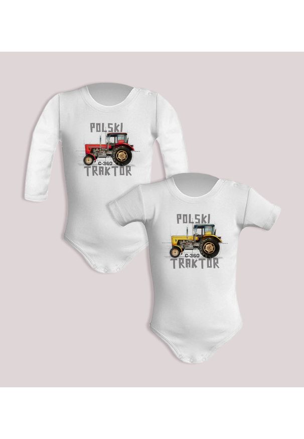 nikiniki - Ursus C-360 — body (Rozmiar: 6M; Długość rękawa: długi; Kolor nadruku: żółty; Rodzaj nadruku: Ursus C-360). Kolor: żółty. Materiał: bawełna. Wzór: nadruk