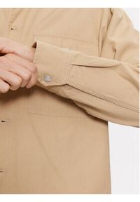 Calvin Klein Jeans Koszula Workwear J30J323515 Beżowy Relaxed Fit. Kolor: beżowy. Materiał: bawełna