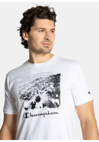 Koszulka męska Champion Athletic Archive Graphic Print Biały. Kolor: biały. Materiał: materiał. Wzór: nadruk