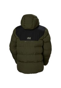 Kurtka puchowa Helly Hansen. Kolor: zielony. Materiał: puch. Sezon: zima #2