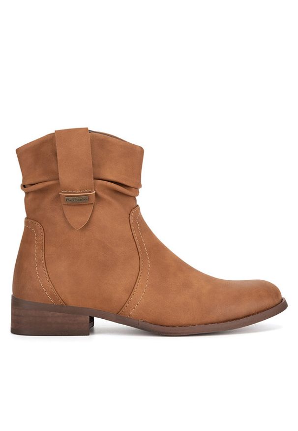 Clara Barson Kowbojki WS23280-01 Brązowy. Kolor: brązowy. Materiał: materiał