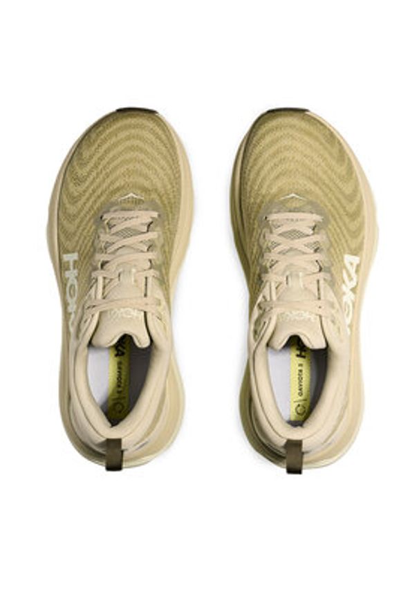 HOKA - Hoka Buty do biegania Gaviota 5 1127929 Zielony. Kolor: zielony. Materiał: materiał