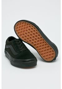 Vans - Tenisówki Old Skool. Nosek buta: okrągły. Zapięcie: sznurówki. Kolor: czarny. Materiał: guma