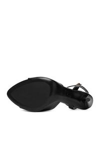 Eva Minge Sandały EO-FLORA-LT1605-6 Czarny. Kolor: czarny. Materiał: skóra, lakier #9