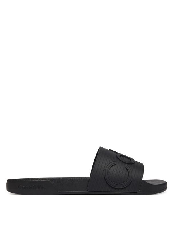 Calvin Klein Klapki Nemo HM0HM02113 Czarny. Kolor: czarny. Materiał: syntetyk