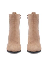 DeeZee Botki E-5133-6 Beżowy. Kolor: beżowy. Materiał: materiał #5
