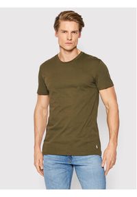 Polo Ralph Lauren Komplet 3 t-shirtów 714830304013 Zielony Regular Fit. Typ kołnierza: polo. Kolor: zielony. Materiał: bawełna #6