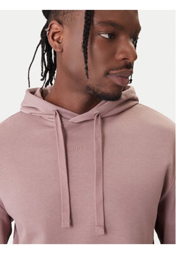 Hugo - HUGO Dres Dapodayote 50492581 Brązowy Regular Fit. Kolor: brązowy. Materiał: bawełna
