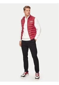 EA7 Emporio Armani Bezrękawnik 8NPQ01 PN29Z 1461 Czerwony Regular Fit. Kolor: czerwony. Materiał: syntetyk. Długość rękawa: bez rękawów #4