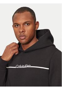 Calvin Klein Bluza K10K114338 Czarny Regular Fit. Kolor: czarny. Materiał: syntetyk #4