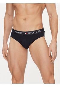 TOMMY HILFIGER - Tommy Hilfiger Komplet 3 par slipów UM0UM03182 Granatowy. Kolor: niebieski. Materiał: bawełna #4