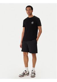 Armani Exchange Szorty sportowe XM001227 AF11847 FC026 Czarny Regular Fit. Kolor: czarny. Materiał: bawełna. Styl: sportowy #3