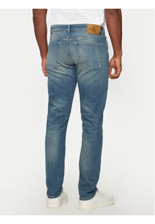Calvin Klein Jeans Jeansy J30J326361 Niebieski Slim Fit. Kolor: niebieski
