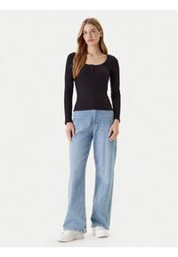 Guess Bluzka O5YI00 KCQ72 Czarny Regular Fit. Kolor: czarny #4