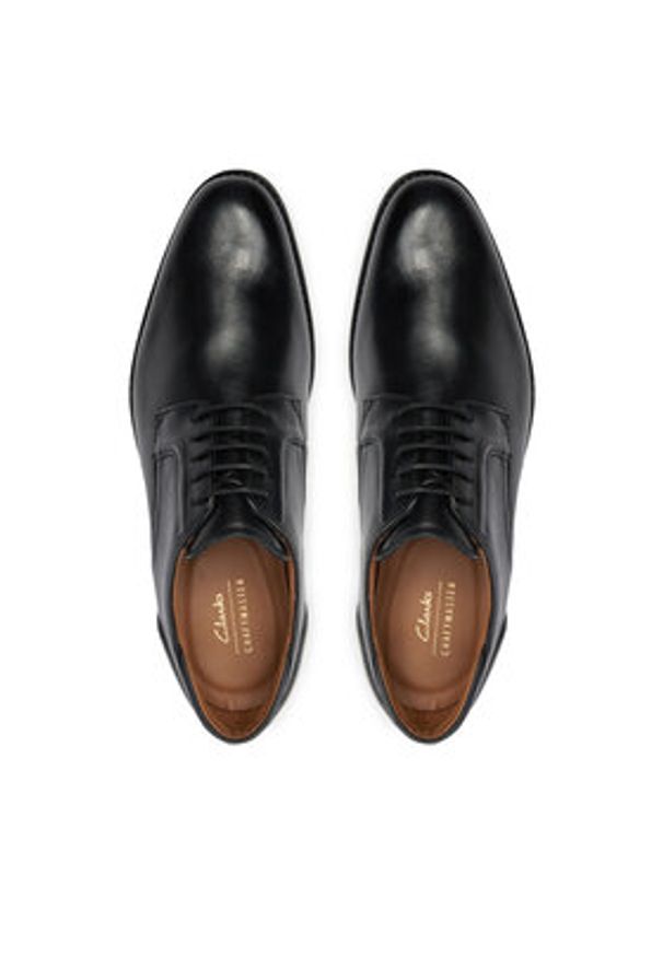 Clarks Półbuty Craftarlo Lace 26171449 Czarny. Kolor: czarny. Materiał: skóra