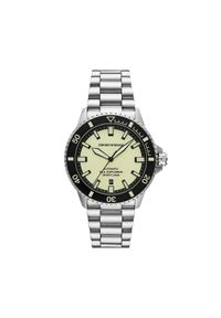Zegarek Emporio Armani. Kolor: srebrny