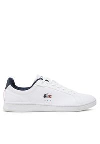 Lacoste Sneakersy Carnaby Pro Tri 123 1 Sma 745SMA0114407 Biały. Kolor: biały. Materiał: skóra