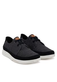 Clarks Sneakersy Easeway Lace 26181368 Czarny. Kolor: czarny. Materiał: materiał