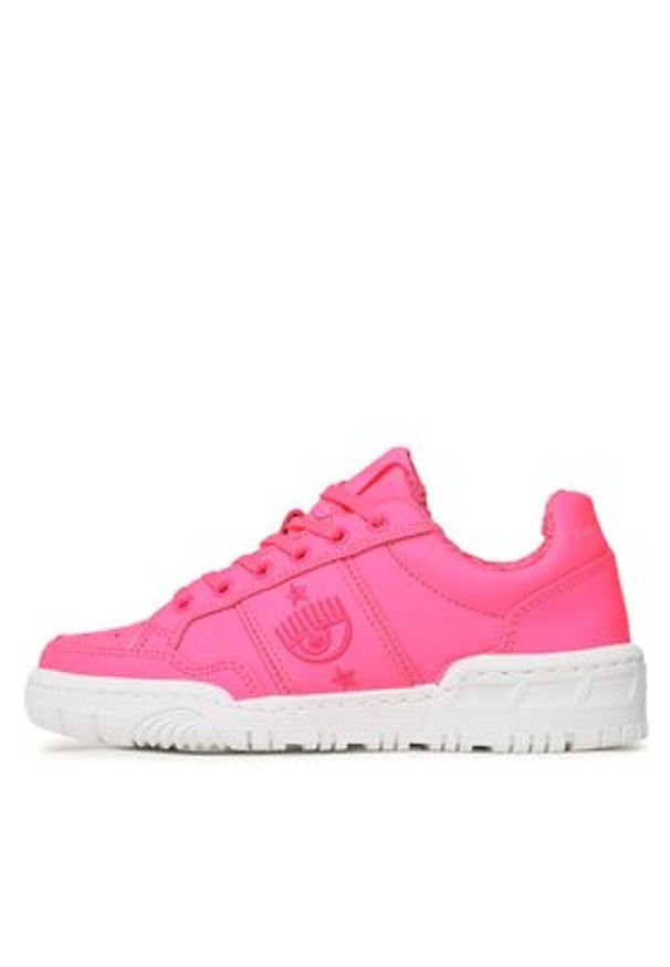 Chiara Ferragni Sneakersy CF3109-037 Różowy. Kolor: różowy. Materiał: skóra