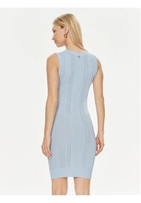 Guess Sukienka dzianinowa Es Sl Adaline W4GK11 Z2U00 Niebieski Slim Fit. Kolor: niebieski. Materiał: syntetyk #5