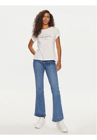 Pepe Jeans Jeansy PL204733 Niebieski Flare Fit. Kolor: niebieski