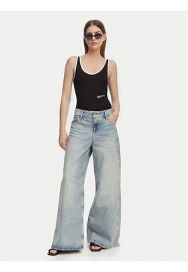Karl Lagerfeld Jeans Jeansy B2W10087 Niebieski jasny Wide Leg. Kolor: niebieski