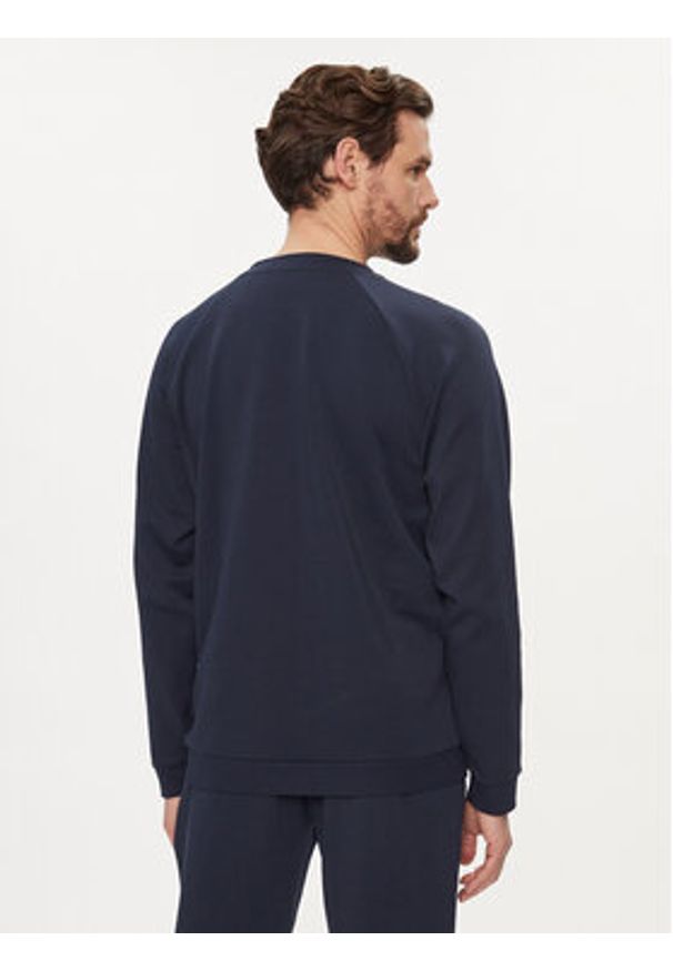 Hugo Bluza Patch 50510535 Granatowy Relaxed Fit. Kolor: niebieski. Materiał: bawełna