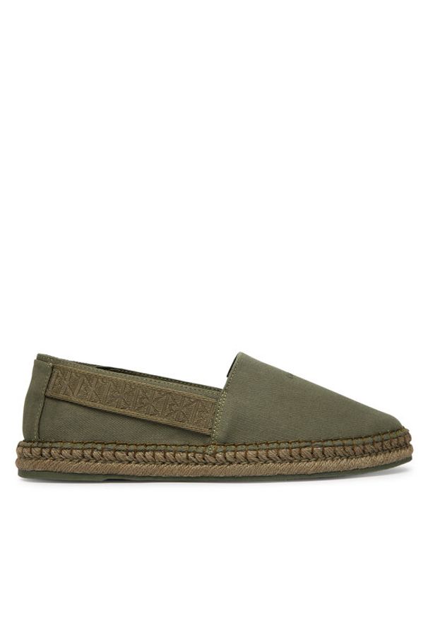 Calvin Klein Espadryle Espadrille Webbing Cv HM0HM02075 Zielony. Kolor: zielony. Materiał: materiał