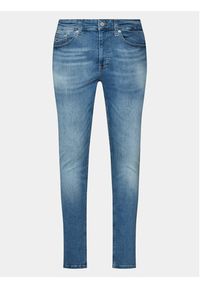 Tommy Jeans Jeansy Austin DM0DM18160 Niebieski Slim Fit. Kolor: niebieski