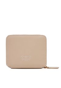 Pinko - PINKO Duży Portfel Damski Taylor Zip Around PE 25 PCPL 100249 A2AN Beżowy. Kolor: beżowy. Materiał: skóra #3