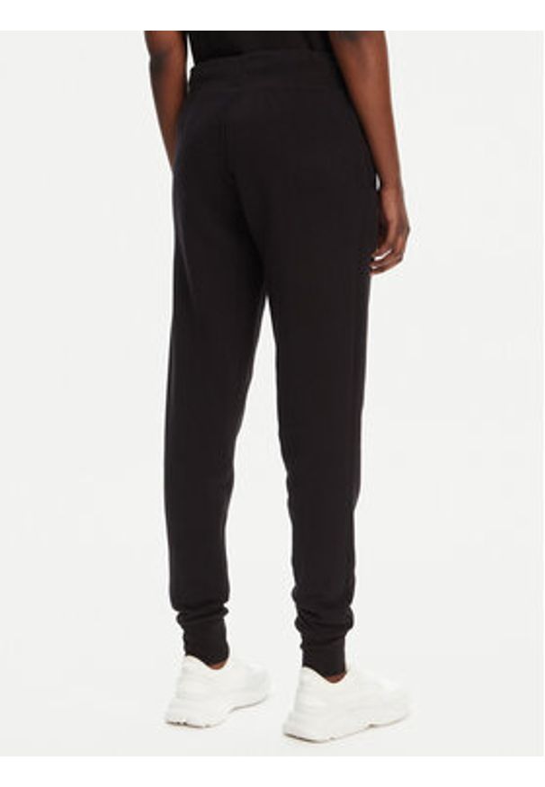 Kappa Spodnie dresowe 303MKI0 Czarny Regular Fit. Kolor: czarny. Materiał: bawełna