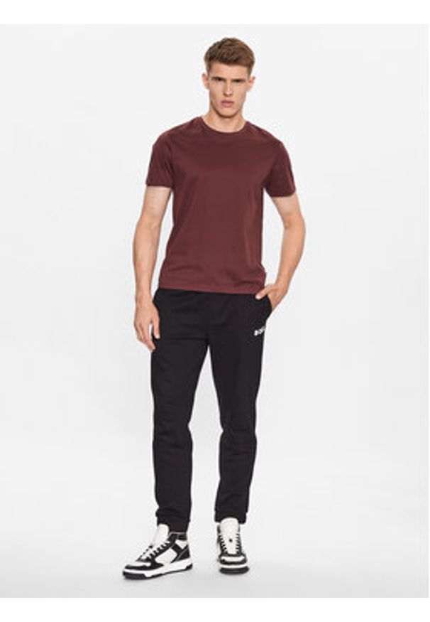 BOSS - Boss Spodnie dresowe 50486640 Czarny Oversize. Kolor: czarny. Materiał: dresówka, bawełna