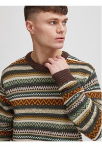 !SOLID - Solid Sweter 21107896 Kolorowy Regular Fit. Materiał: syntetyk. Wzór: kolorowy #4