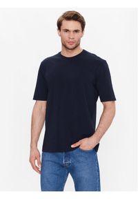 Sisley T-Shirt 3I1XS101J Granatowy Regular Fit. Kolor: niebieski. Materiał: bawełna #1