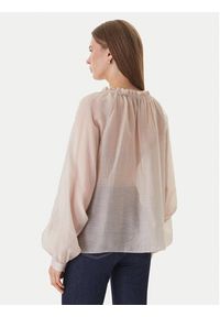 Guess Bluzka W6GH28 W1844 Beżowy Regular Fit. Kolor: beżowy. Materiał: lyocell #3