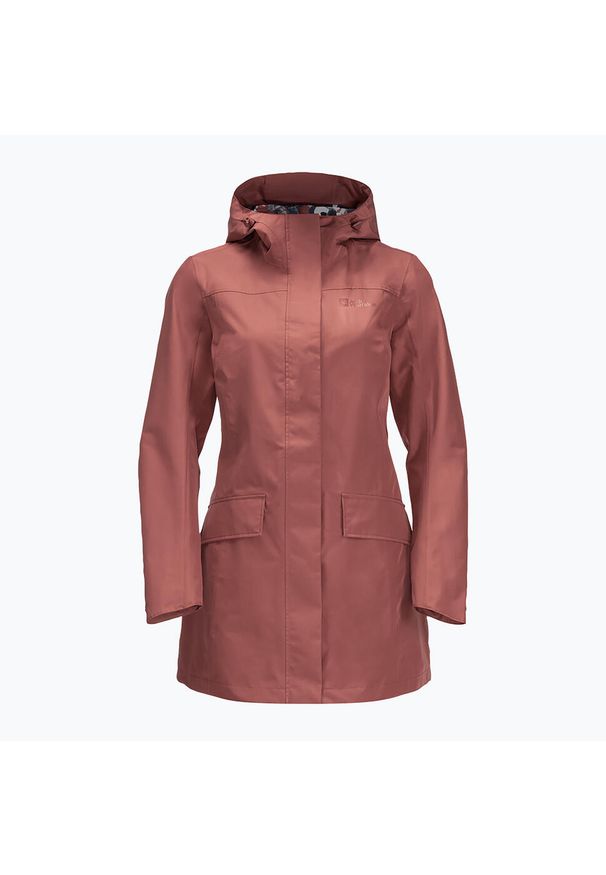 Kurtka przeciwdeszczowa damska Jack Wolfskin Cape York Paradise. Kolor: różowy. Sport: turystyka piesza