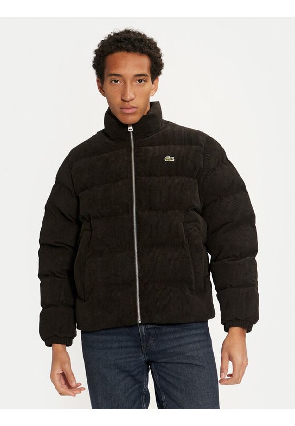 Lacoste Kurtka zimowa BH2890 Czarny Regular Fit. Kolor: czarny. Materiał: syntetyk. Sezon: zima