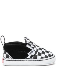 Vans Tenisówki Slip-On V Crib VN0A2XSLFB71 Czarny. Zapięcie: bez zapięcia. Kolor: czarny. Materiał: skóra, zamsz #1